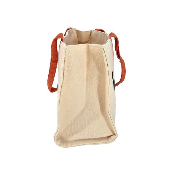 Kawaii Print Shoulder Canvas Bag Orange Small - Picture 3 of 8